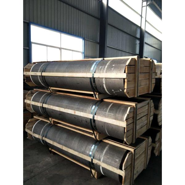 1500 - 2700 Mm Length UHP Graphite Electrode Carbon Material For EAF & LF Furnace