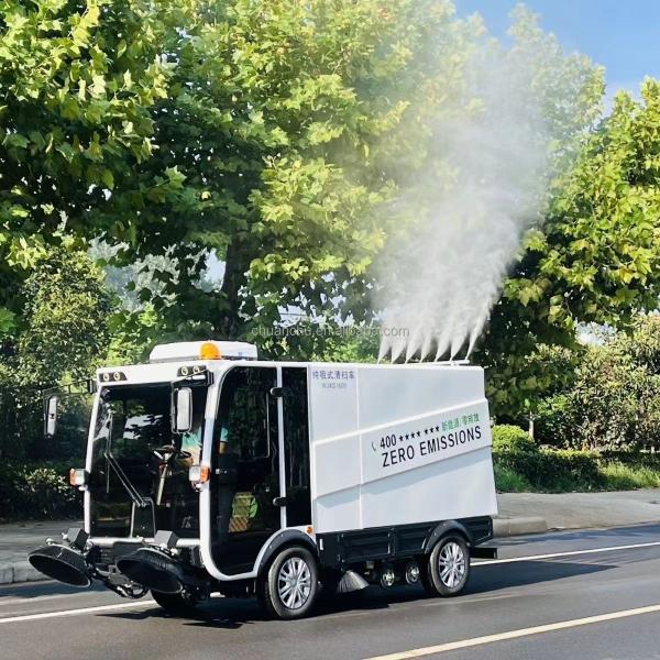 Pure Electric Sweeper rear view