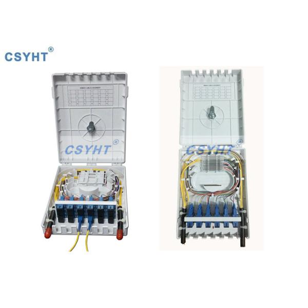 Two Modules 24 SC FTTH Distribution Box Fiber Optic Splitter Box ISO