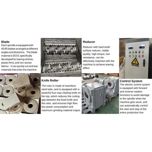 Customized Request Double Hob Shredder Machine for Shredding Customizable Materials