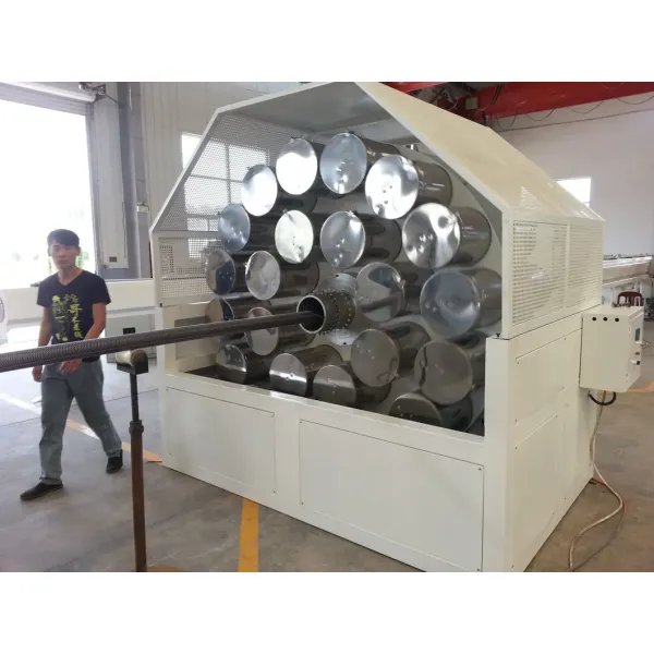 Computerized Single-screw PERT-50/200MM Pre-Insulated Pipe Production Line with Polyurethane Foaming