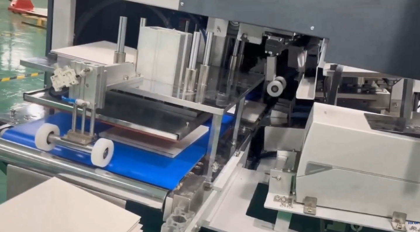 HX3000B Automatic Lay Flat Binding Machine Code Scanning Jobs Changeover For Children Board Books System