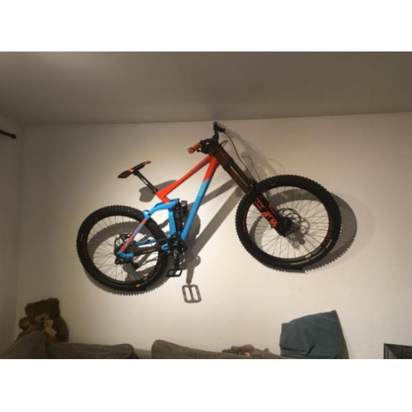 Standard Bicycle Wall Mount Bike Rack Bracket with Pedal Support Function