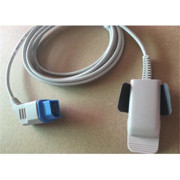 Nihon Kohden 14 Pin Pulse Ox Sensor Reusable Type Korea Chips 4.0mm Diameter