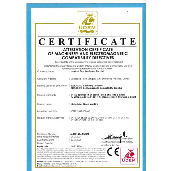 Advanced Full Automatic Quality Assured Nitrile glove/Condom making machine