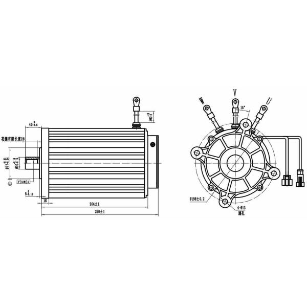 Low Energy Consumption 10kW PMSM for A80
