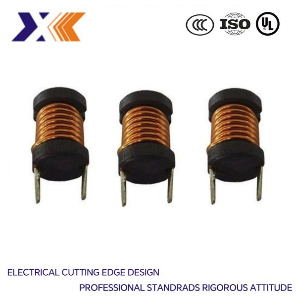 Customized Flat Copper Wire Magnetic Coil High Current DIP Power Inductor for Industrial