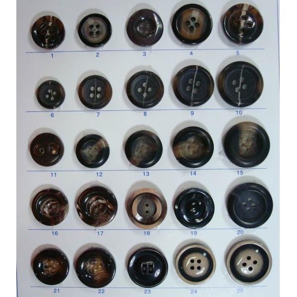 Wholesale 2/4 holes Polyester Plastic Button Transparent Resin Buttons For Shirts