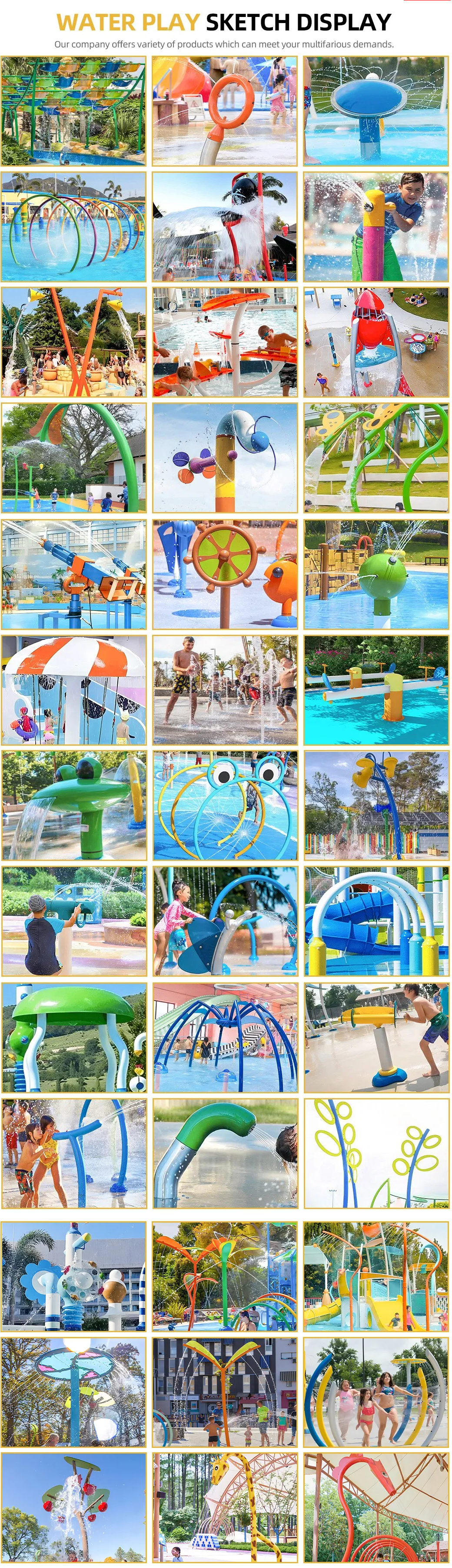 Commercial Interactive Splash Water Playground Indoor Water Park Equipment For Kids Teens