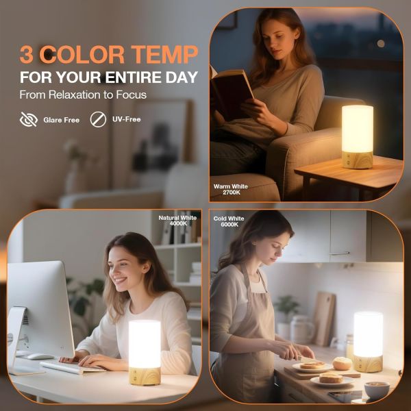 Customizable 10000 Lux Dimmable Light Therapy Lamp With Timer Function For Seasonal Affective Disorder