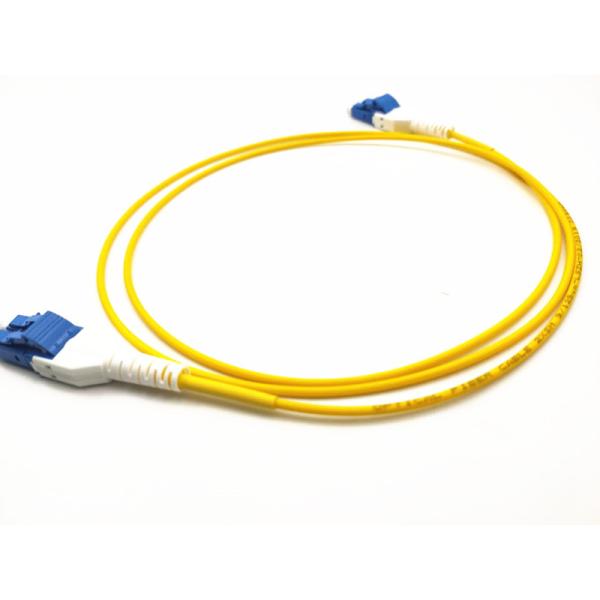 High Density Uniboot LC Fiber Optical Patch Cord Single Mode Duplex G652D G657A