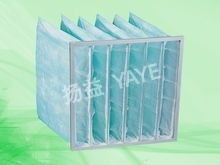 Buy cheap Aluminum frame medium-efficiency filter, 6 layers of non-woven fabric bags from wholesalers