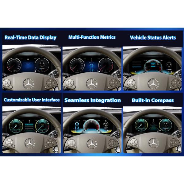 VIKNAV Digital Instrument Panel Car Cluster Mercedes Benz E-Class W212 2014-2015