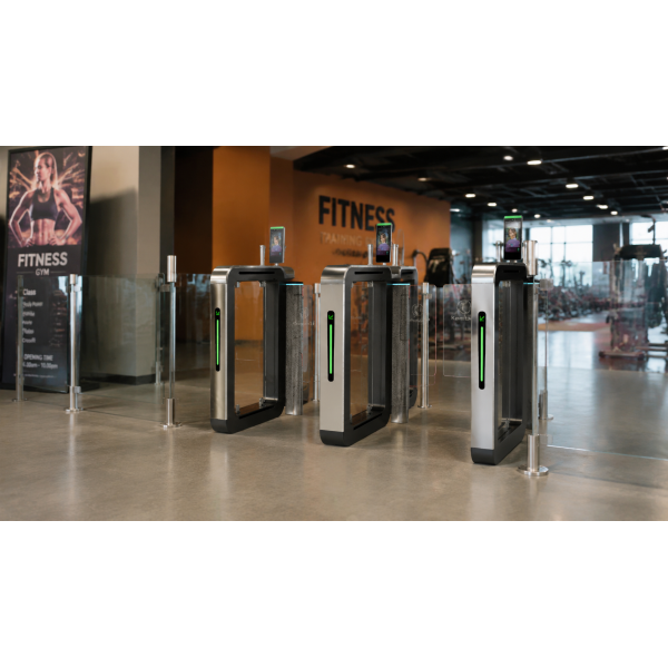 Gym Entrance Access Control QR Code Recognition Visitor Management System Emergency Opening Function