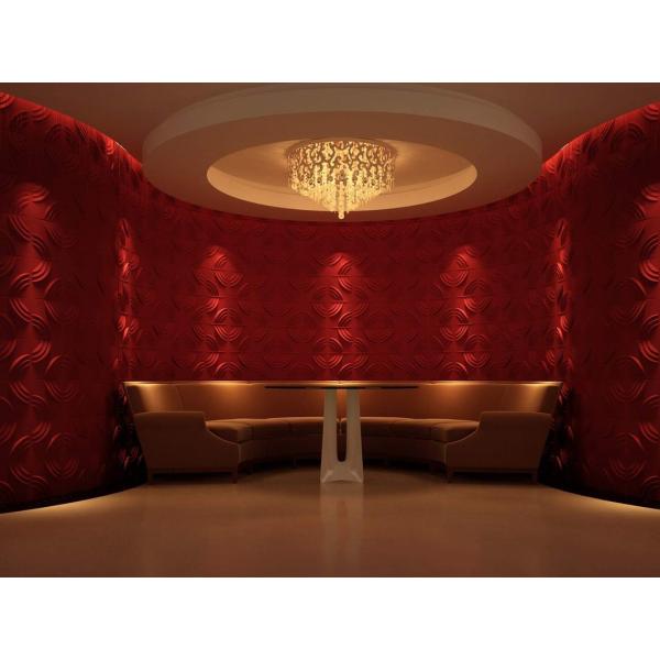 Interior Wall Cladding Decorative Acoustic Panels B1 Fireproof Acoustic 3D PVC Board