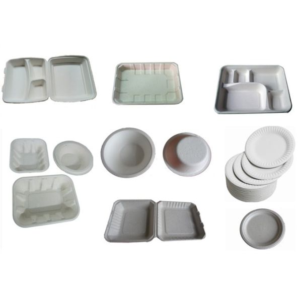 Auto Paper Pulp Molded Lunch Box / Disposable Kitchenware Making Machine 1500Pcs/ H