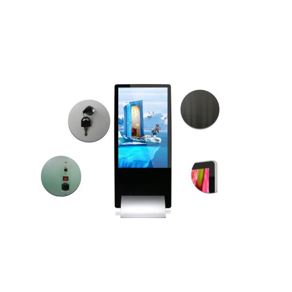 USB Version Digital Signage Kiosk Free Standing With 5ms Response Time