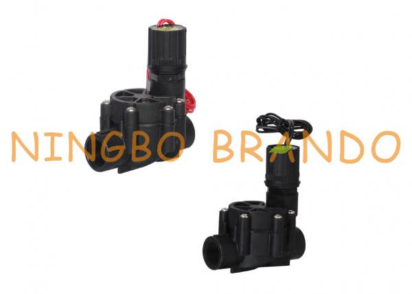 Buy Drip Irrigation Sprinkler Electric Plastic Solenoid Valve 3/4" 1" 9V 12V 24V DC at wholesale prices