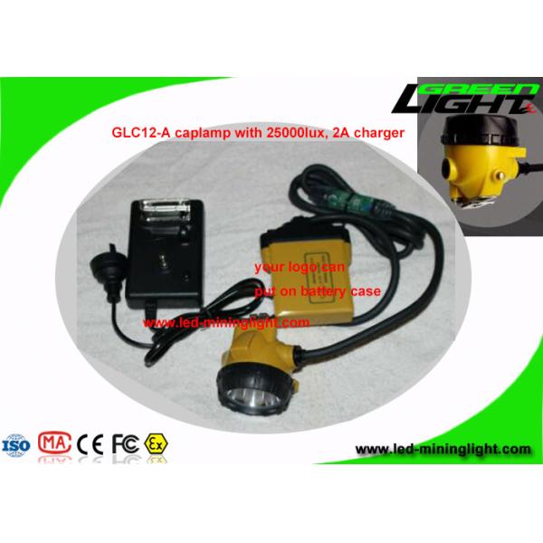 Explosion Proof Rechargeable Led Headlamp 25000 Lux With Security Cable Flashlight