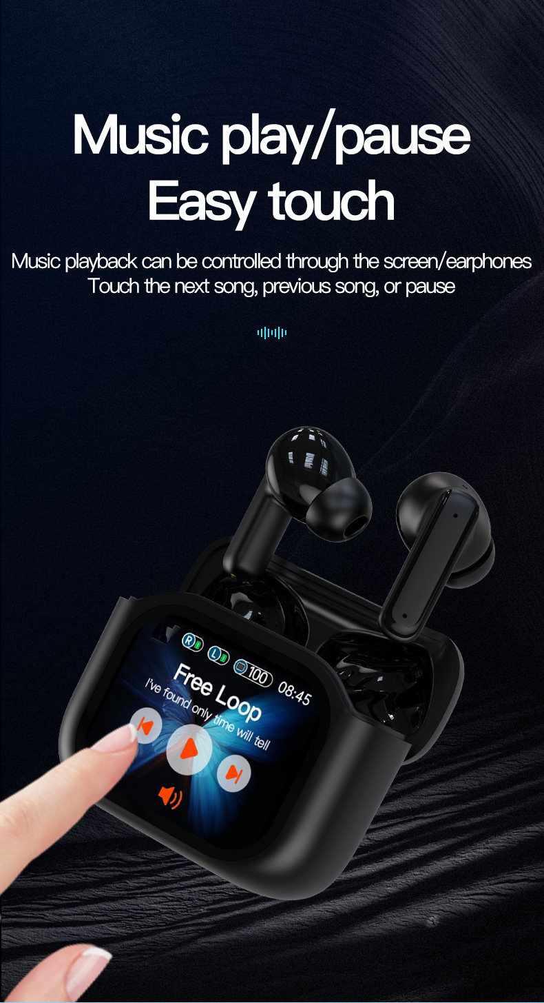 Two Way Smart Translation Earphones Wireless AI Simultaneous Interpretation Headsets