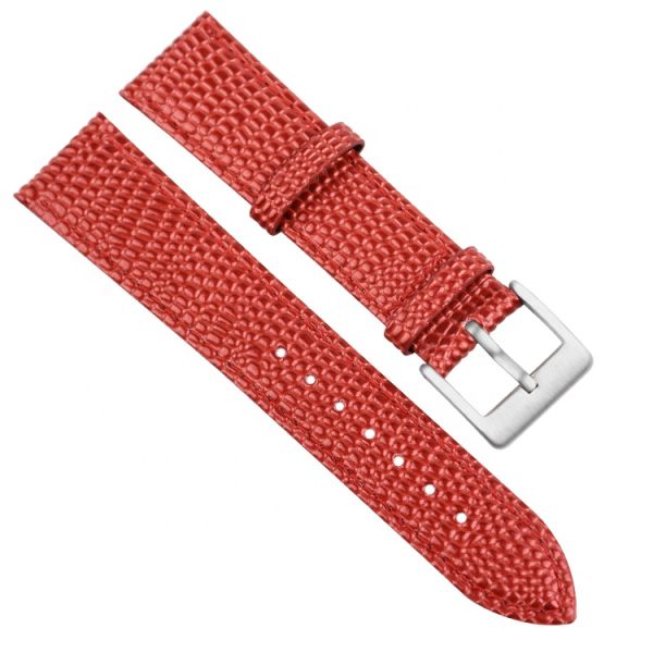 Dominant Python-Patterned Genuine Leather Watch Strap