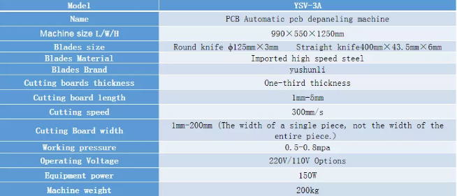 High Speed SMT V Cut Aluminum LED PCB Separator PCB Cutting Machine for Production