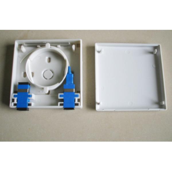 white color 2 ports Socket Panel CY/FB-002B Customer Fiber Optic Terminal Box