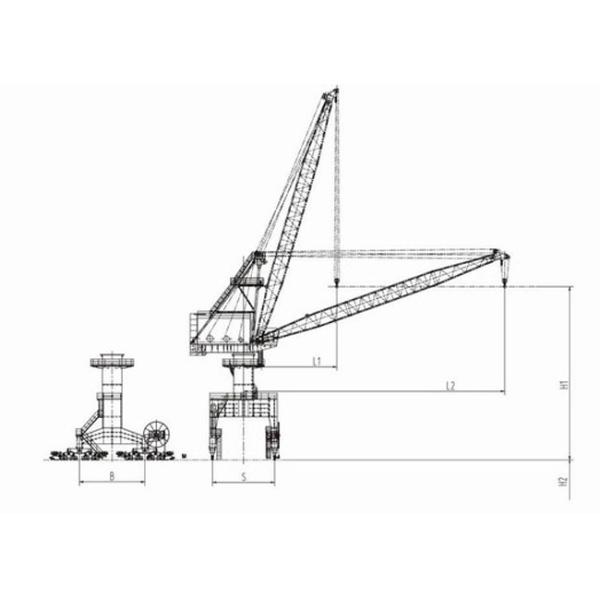 SGS 80t Shipyard Port Cranes