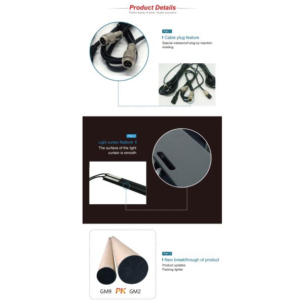 Low Voltage DC 24V Economy Light Curtain Without Control Box / Elevator Parts