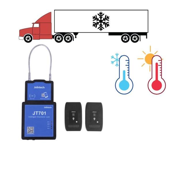 Long Lock Rope GPS Trailer Padlock Electronic Net Vehicle Powered Cargo Unload Monitoring