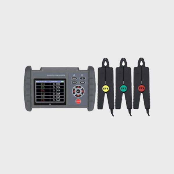 Three Phase Digital Phase 600V Va Meter For On Site Measurement
