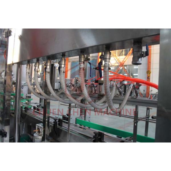 Twist Off Cap Sauce Filling Machine , Linear Type Sauce Bottling Machine
