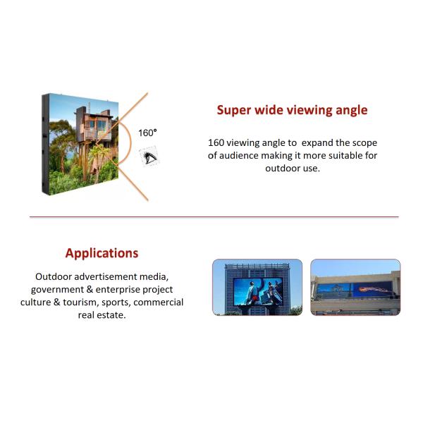High Brightness And Exquisite Process Outdoor LED Billboard For Digital Advertising