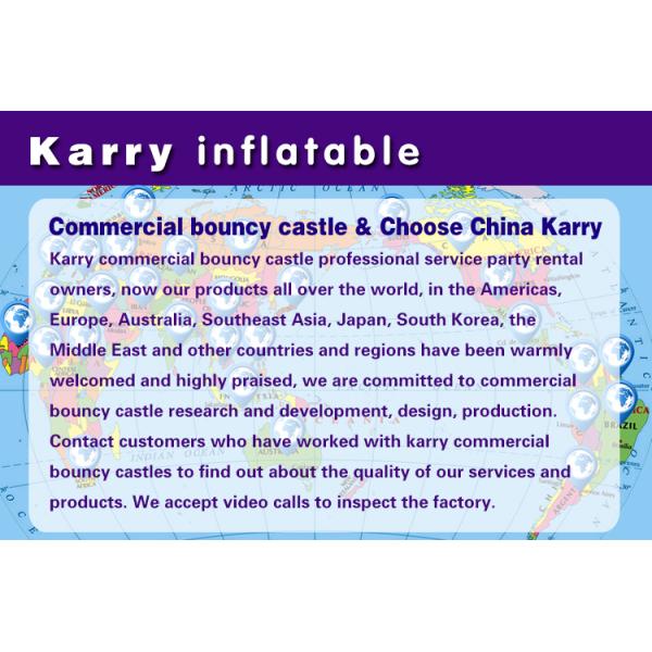 Large Bouncing Inflatables with Pool Digital Printing Waterslide