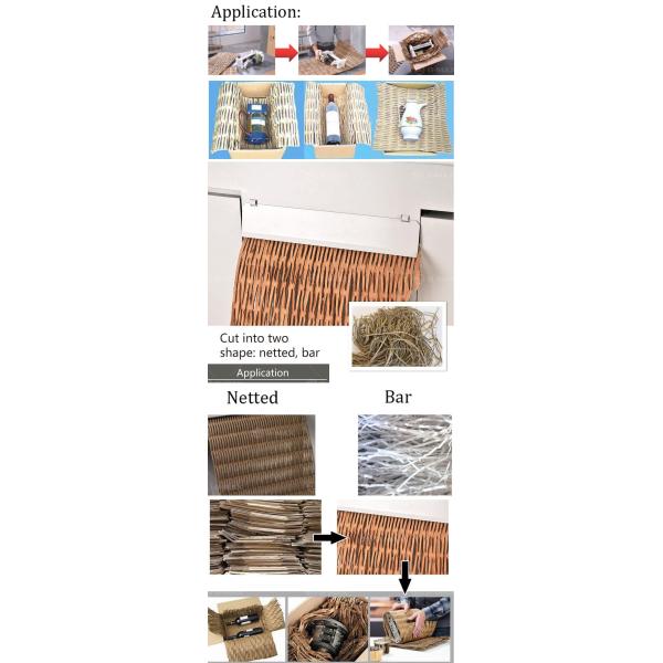Shred Function Packing Material Shredder for Paper Carton Packaging Filling Machine