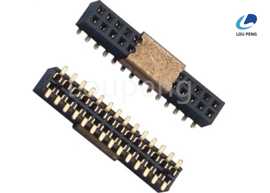 Plastics Height 8 Point 5 Millimeter Female Header Connector Suitable for Server Openresty Temperature Range Minus 40 to Plus 105 Celsius