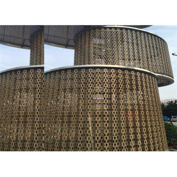 ISO9001 2mm Decorative Perforated Sheet For Building