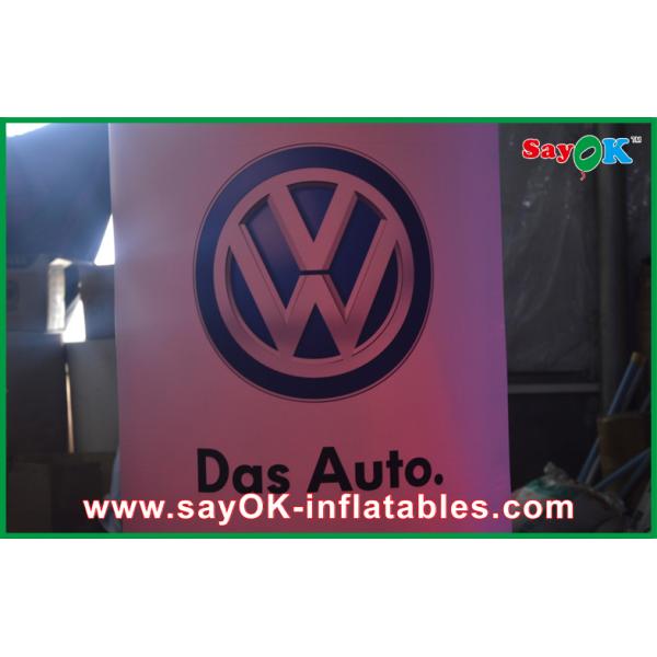 Stand Light Inflatable Christmas Decorations Printed Logo Inflatable Coloum