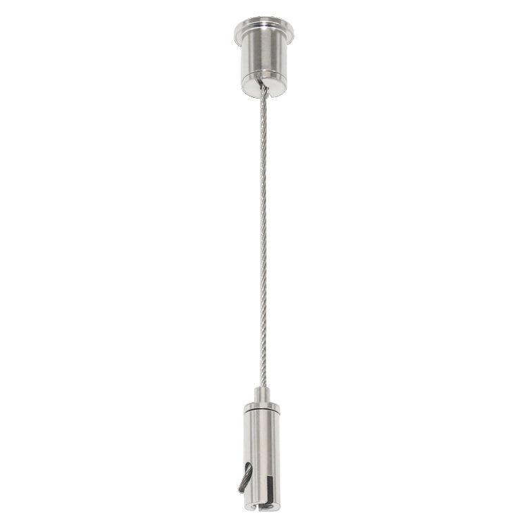 Stainless Steel Wire Sling Sets Adjustable Wire Gripper Ceiling Coupler Cable Suspension Kit Track Light