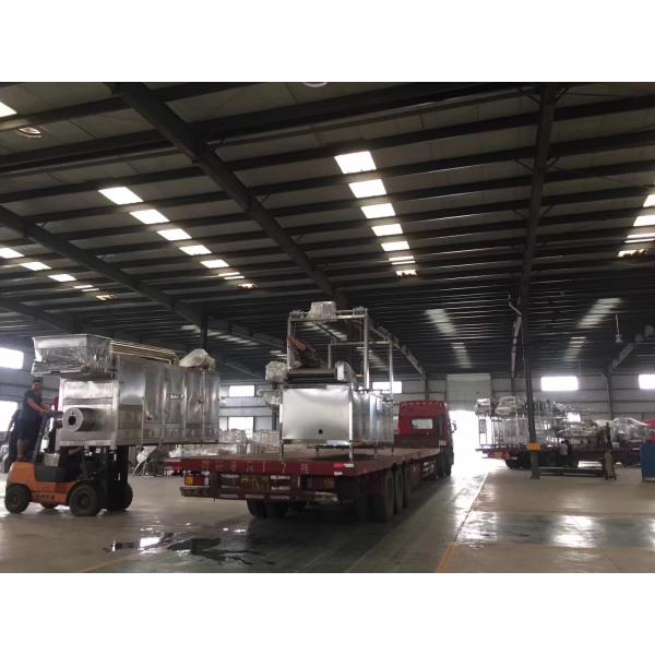 High Pressure Brush Potato Washing Machine , Fruit And Vegetable Cleaner Machine