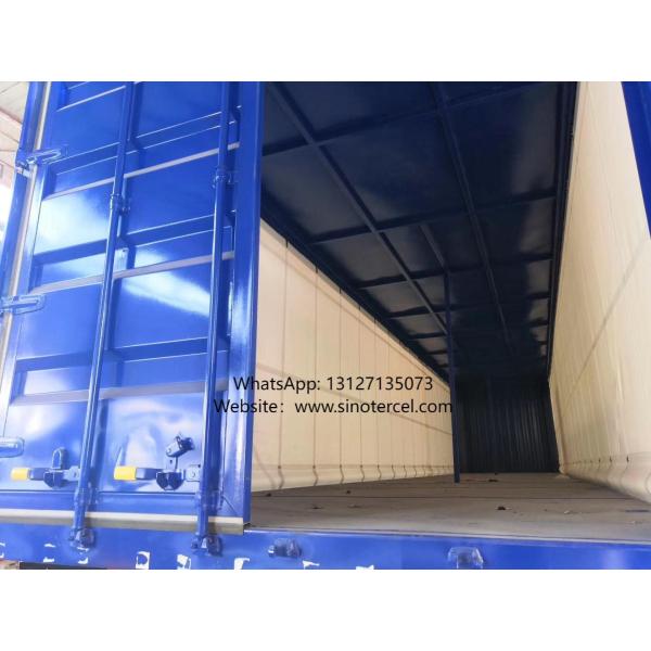3-Axle FUWA Container Semi-Trailer Superior Load Stability Fuel Efficiency For Heavy Cargo