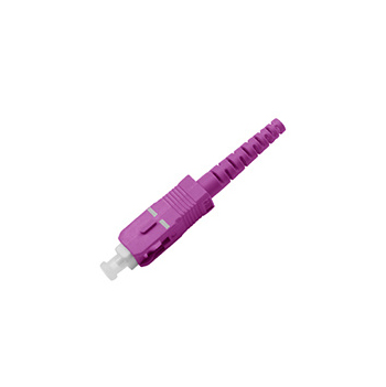1.5m Violet SC Patch Cord Multimode Simplex Patch Cord UPC OM4