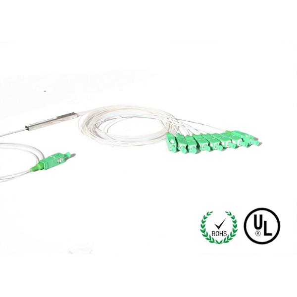 High Reliability Single Mode Fiber Splitter 1 X 8 SC / APC Connector