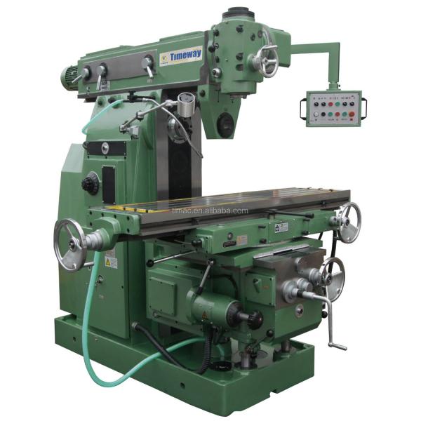 Horizontal Spindle Speed Knee-type Universal Milling Machine with Swivel Milling Head