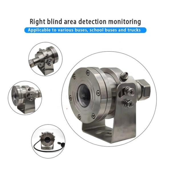 H.265 Video Compression Format Hidden Car Security Camera in Stainless Steel Housing Material