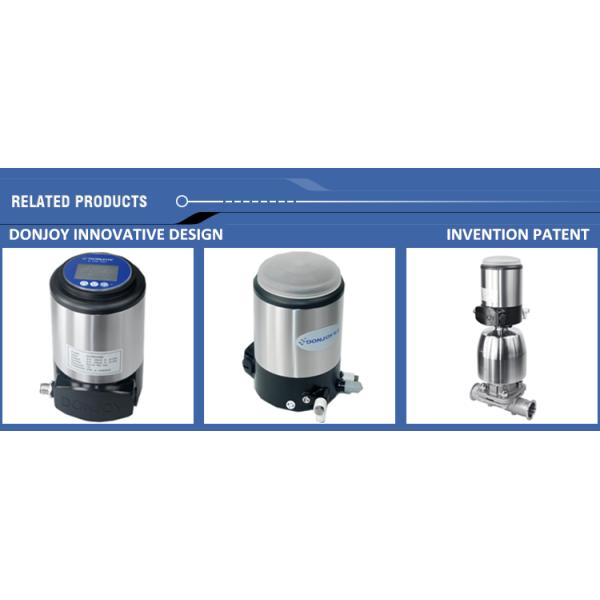 Intelligent valve Positioner control unit for mini size regulating valves