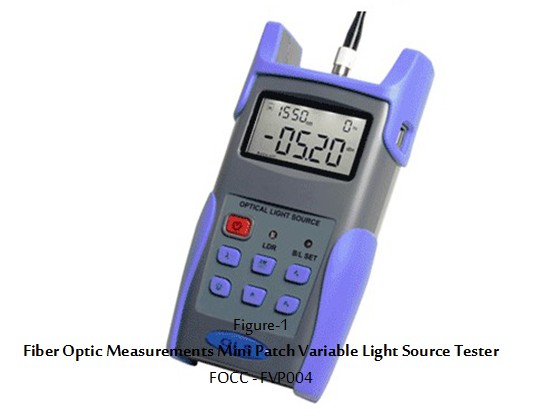 Rugged Fiber Optic Tester And Measurement Mini Patch Variable Light Source Tester