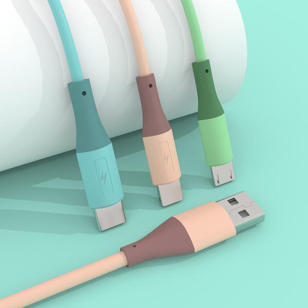 One-to-three charging cable suitable for Android type-c Huawei mobile phone fast charging three-in-one iphone Apple cabl