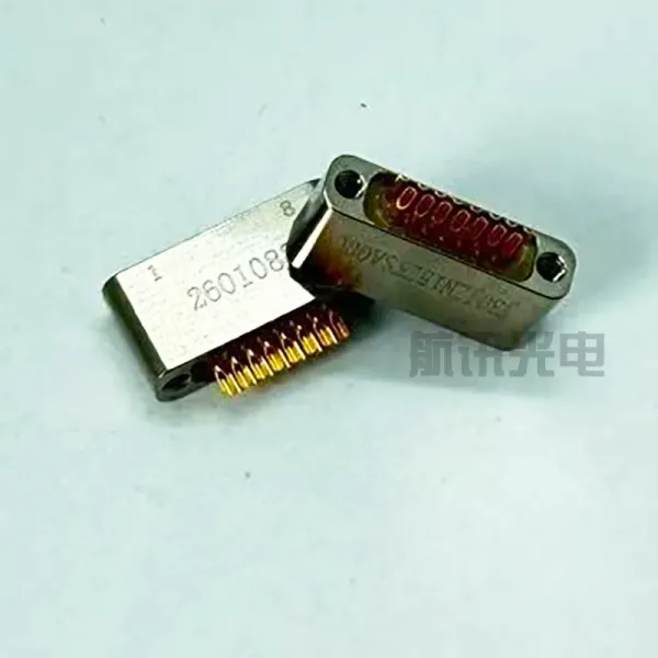 J30jzn15zksa000 15-Core Low-Insertion-Force Micro Rectangular Electrical Connector for mili-tary Aviation.