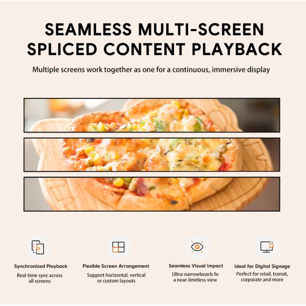 34 Inch Smart Android Bar Display for Interactive Shelf Edge Screen and Retail Digital Signage Player
